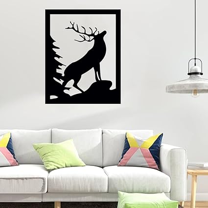 Excell Mart Unique Wall Art For Home, Office, Living Room Decor, Laminated MDF Handcrafted Wall Sculpture Art, Wall Decor Hanging For Hotels