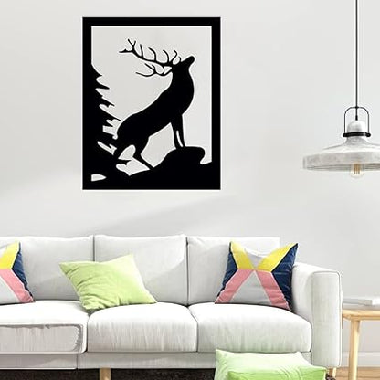 Excell Mart Unique Wall Art For Home, Office, Living Room Decor, Laminated MDF Handcrafted Wall Sculpture Art, Wall Decor Hanging For Hotels