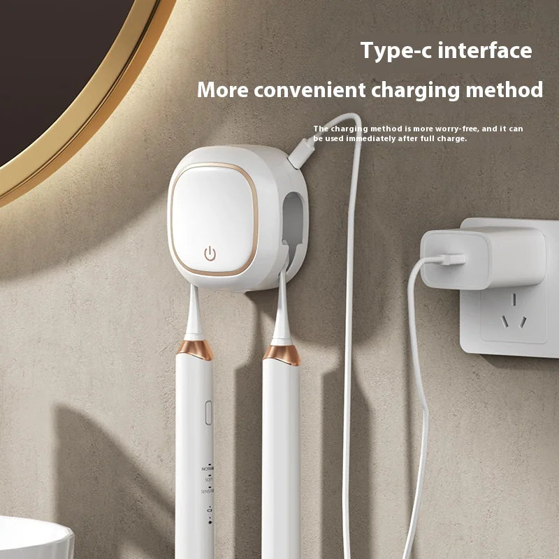 Wall-Mounted Electric Toothbrush Holder